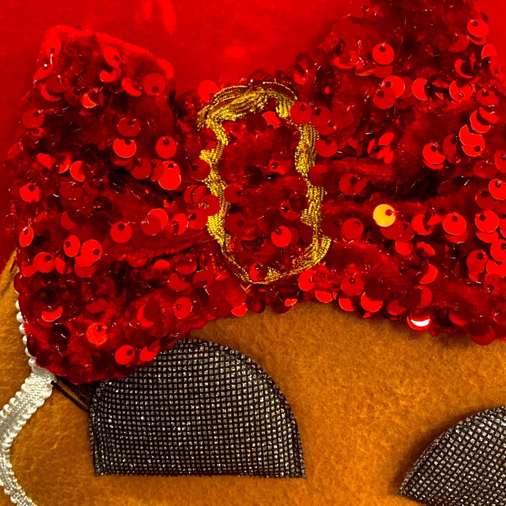 EUC [Eyeshadow] Gingerbread Cookie Girl Party Costume 3D Dress Women’s Sz Large - Picture 9 of 10